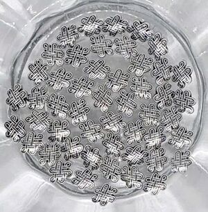 50pcs Beads for Jewelry #20420 Tibetan Silver Spacer Beads
